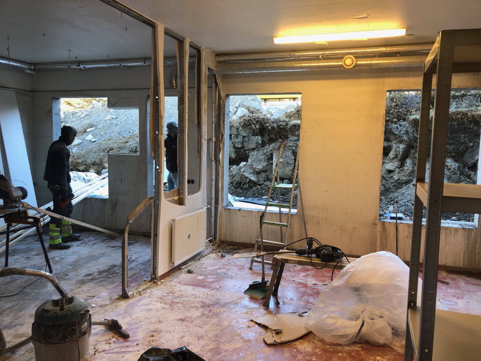 Framkvæmdir í Sunnuhlíð